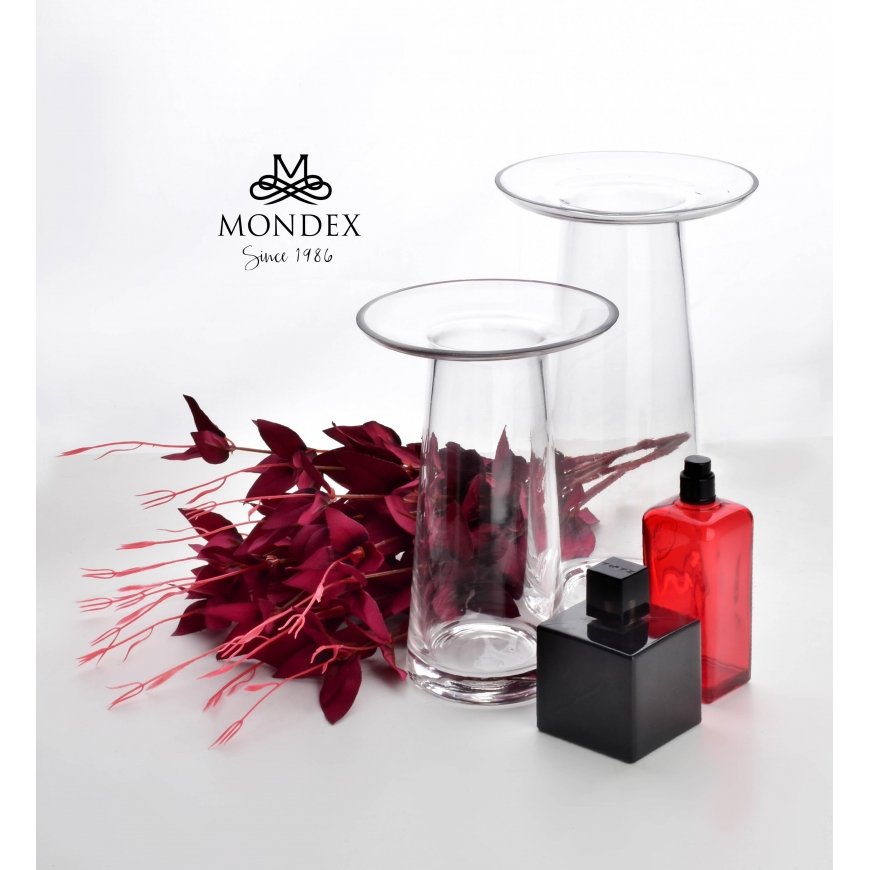 Mondeks SERENITE vaza h:20cm - skaidrios spalvos – 2