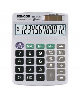 Sencor SEC 367/12 calculator Pocket Basic Grey