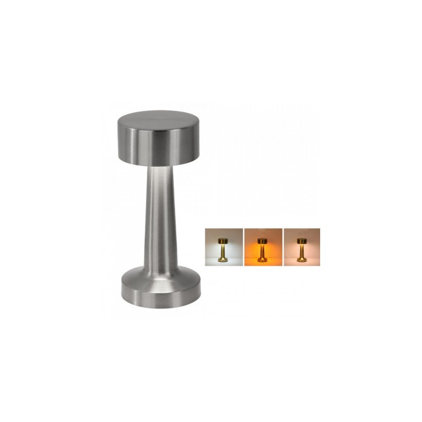 Night lamp WDL-03 wireless silver