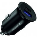 Swissten 36W Metal Car Charger Adapter with Power Delivery USB-C + Quick Charge 3.0 For mobile phones and tablets Swissten 36W Metal Car Charger Adapter with Power Delivery USB-C + Quick Charge 3.0 For mobile phones and tablets