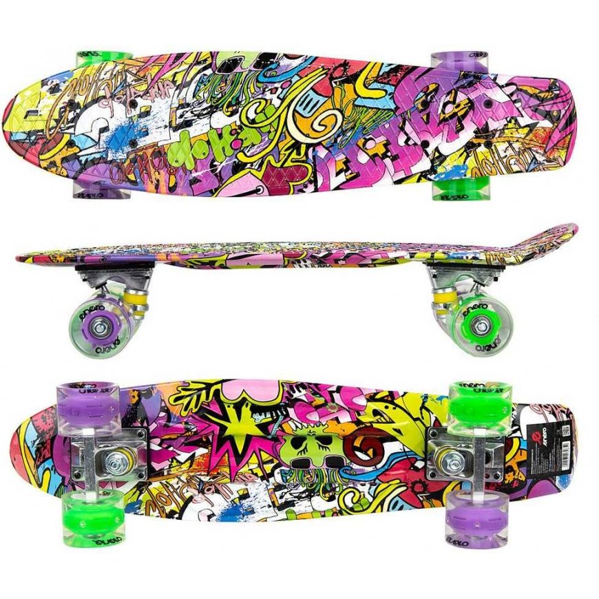Skateboard PLASTIKOWA 22 CALE ENERO GRAFFITI LED 1030852 – 4