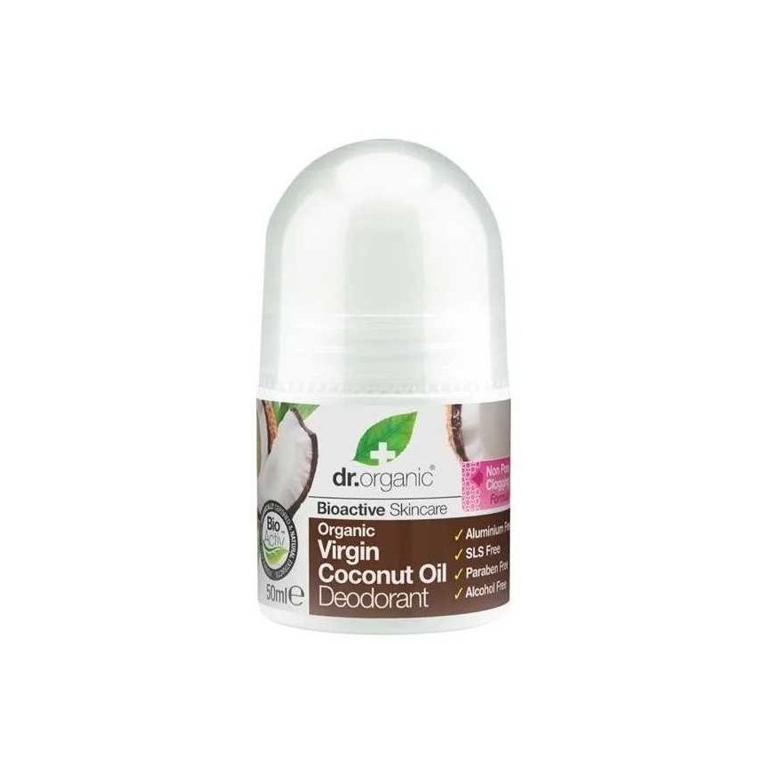 Dr Organic Virgin Coconut Oil Deodorant Roll On 50ml – 2