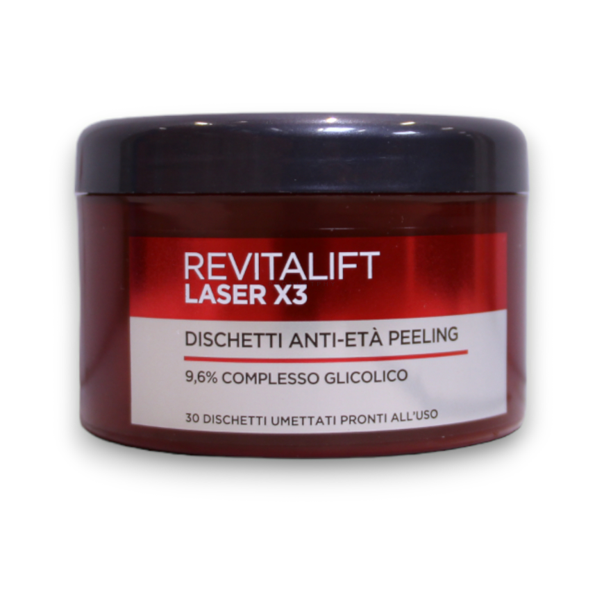 L'Oreal Paris, Revitalift laser X3, Glycolic Acid, Anti-Ageing, Peel-Off Pads, 30 pcs – 3