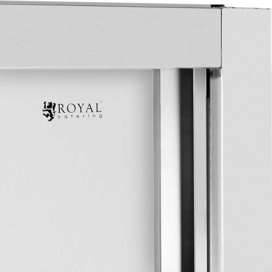 Royal Catering Stainless steel catering cabinet with sliding doors 120 kg 100 x 50 x 180 cm – 3
