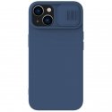 Dėklas Nillkin CamShield Silky Magnetic Silicone Apple iPhone 14 Plus tamsiai mėlynas