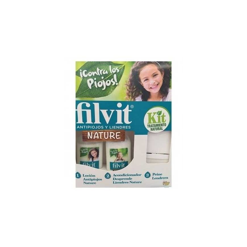 "Filvit Nature" losjonas nuo utėlių 125 ml, 2 dalių rinkinys – 2