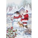 luca S Snowman and Santa Claus SLETIL8015 luca S Snowman and Santa Claus SLETIL8015