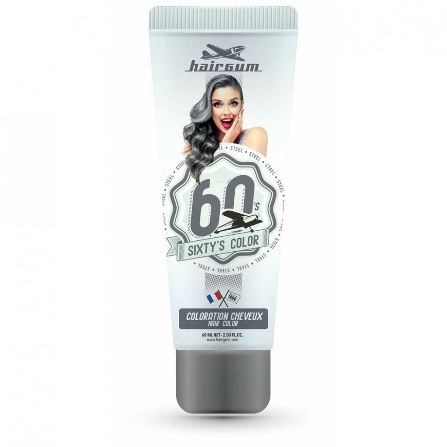 Hairgum Sixty`s Color Hair Color Steel