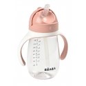 BEABA Straw Cup barošanas pudele 300 ml Rozā BEABA Straw Cup barošanas pudele 300 ml Rozā