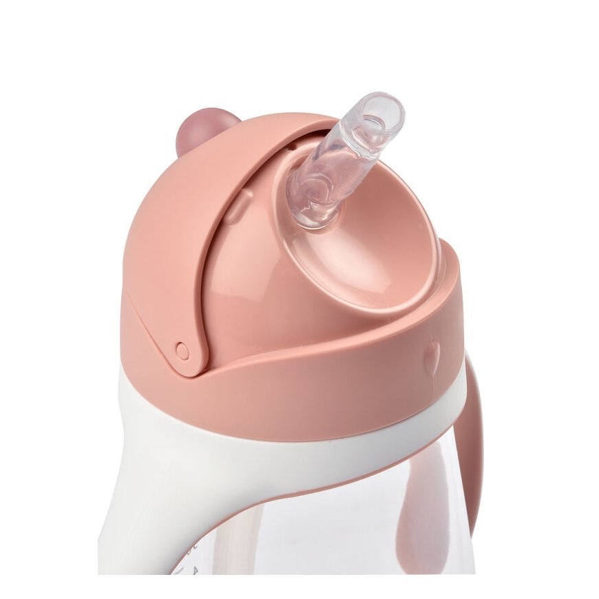 BEABA Straw Cup tuttipullo 300 ml Vaaleanpunainen – 3