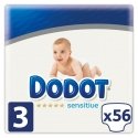 Vienkartinės sauskelnės Sensitive Dodot Dodot Sensitive (56 uds) Vienkartinės sauskelnės Sensitive Dodot Dodot Sensitive (56 uds)
