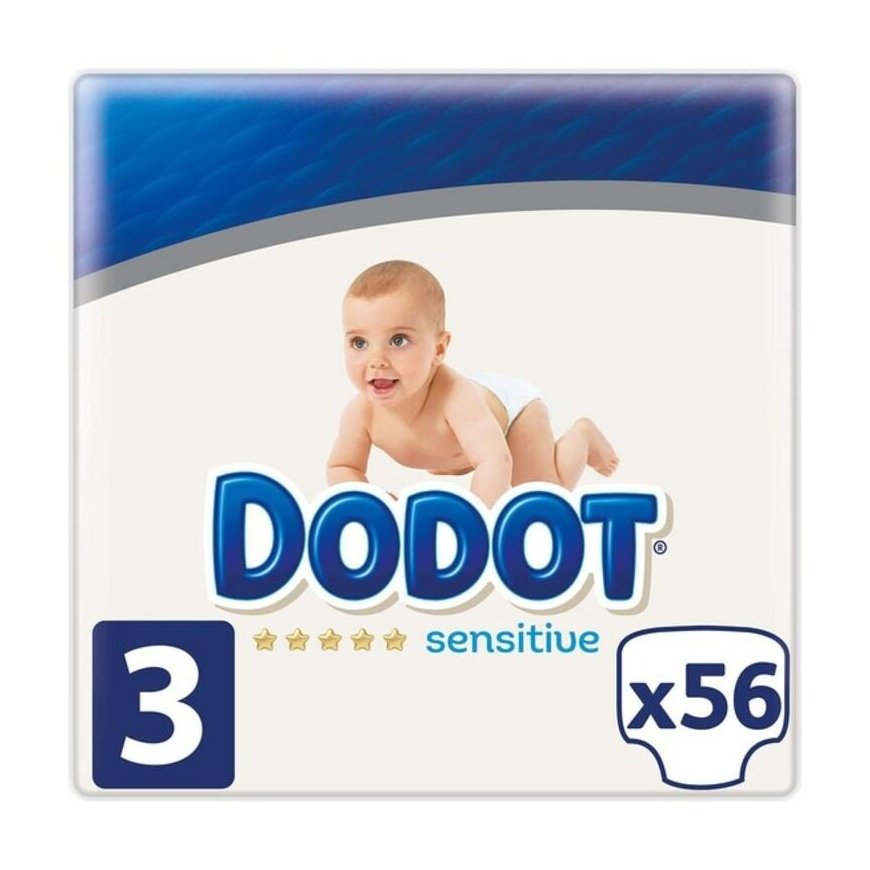 Disposable diapers Sensitive Dodot Dodot Sensitive (56 units) – 2