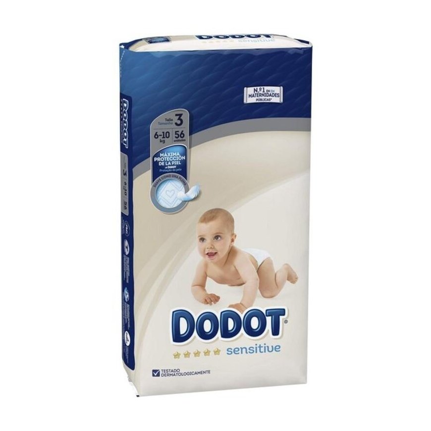 Disposable diapers Sensitive Dodot Dodot Sensitive (56 units) – 3