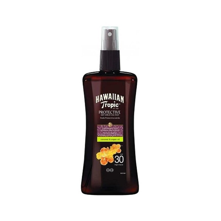 Hawaiian Tropic Protective Dry Spray Oil Mist Spf30 200ml