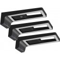 Orno ARTUS rinkinys iš 3 LED lempučių po korpusu, 3x3W, 3x225lm, 4000K, su jutikliniu jungikliu ir USB, juoda Orno ARTUS rinkinys iš 3 LED lempučių po korpusu, 3x3W, 3x225lm, 4000K, su jutikliniu jungikliu ir USB, juoda