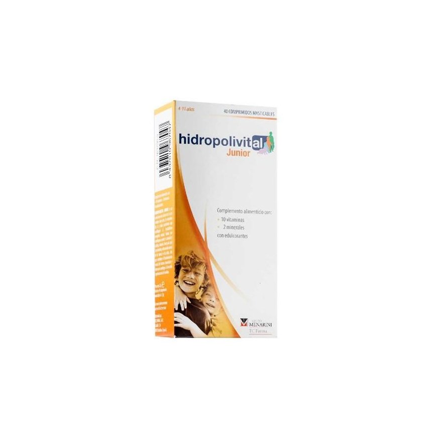 Hidropolivital Junior 40 kramtomosios tabletės