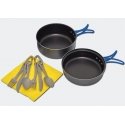 MEVA Set of tourist dishes and cutlery for 2 persons. MEVA Set of tourist dishes and cutlery for 2 persons.