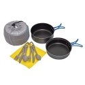 MEVA Set of tourist dishes and cutlery for 2 persons. MEVA Set of tourist dishes and cutlery for 2 persons.