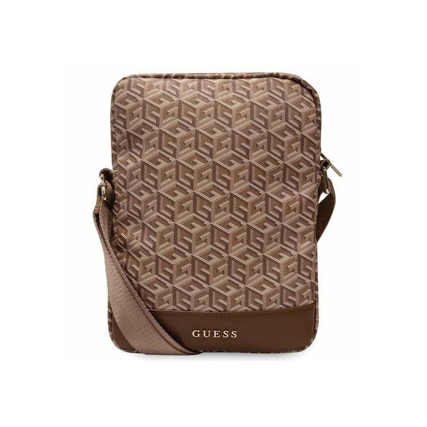Guess Bag GUTB10HGCFSEW 10" brown|brown GCube Stripe Tablet Bag – 2