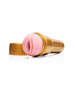 Fleshlight Go Stamina Training Unit Lady Flashlight masturbator Gold, Pink Silicone