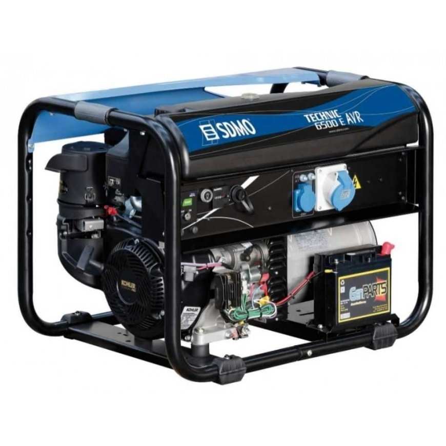 Sdmo Gasoline Kohler Portable Electric Generator KOHLER Technic 6500 E AVR C5 – 2