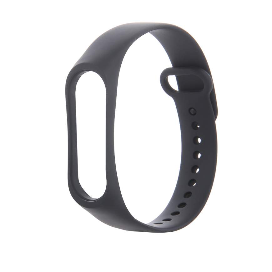 Silicone band for Xiaomi Mi Band 3 | 4 black – 2