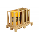 Lean Yellow forklift 1:16 Sounds of moving forks Lights Lean Yellow forklift 1:16 Sounds of moving forks Lights