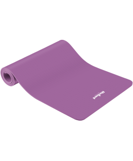 Gimnastikos kilimėlis jogai, pilatesui, fitnesui, 183x61cm, storis 6mm, TPE medžiaga, violetinė, REBEL ACTIVE
