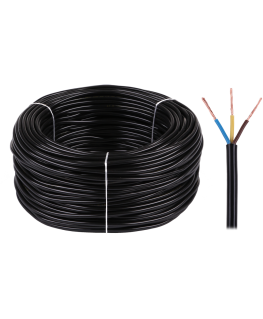 Elektrokabel OMY electric cable 3x0.75 300/300V black