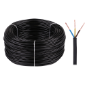 Elektrokabel OMY elektros kabelis 3x0.75 300/300V juodas Elektrokabel OMY elektros kabelis 3x0.75 300/300V juodas