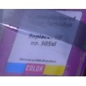 Superbulk tint HP 305XL 3YM63AE reg SPB-305XLC jaoks, 17 ml, värviline Superbulk tint HP 305XL 3YM63AE reg SPB-305XLC jaoks, 17 ml, värviline