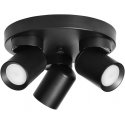Pakabinamas šviestuvas Orno MALTA SP 3, sienų ir lubų tvirtinimas, GU10 maks. 3x12W, IP20, juodas, apvalus pagrindas Pakabinamas šviestuvas Orno MALTA SP 3, sienų ir lubų tvirtinimas, GU10 maks. 3x12W, IP20, juodas, apvalus pagrindas