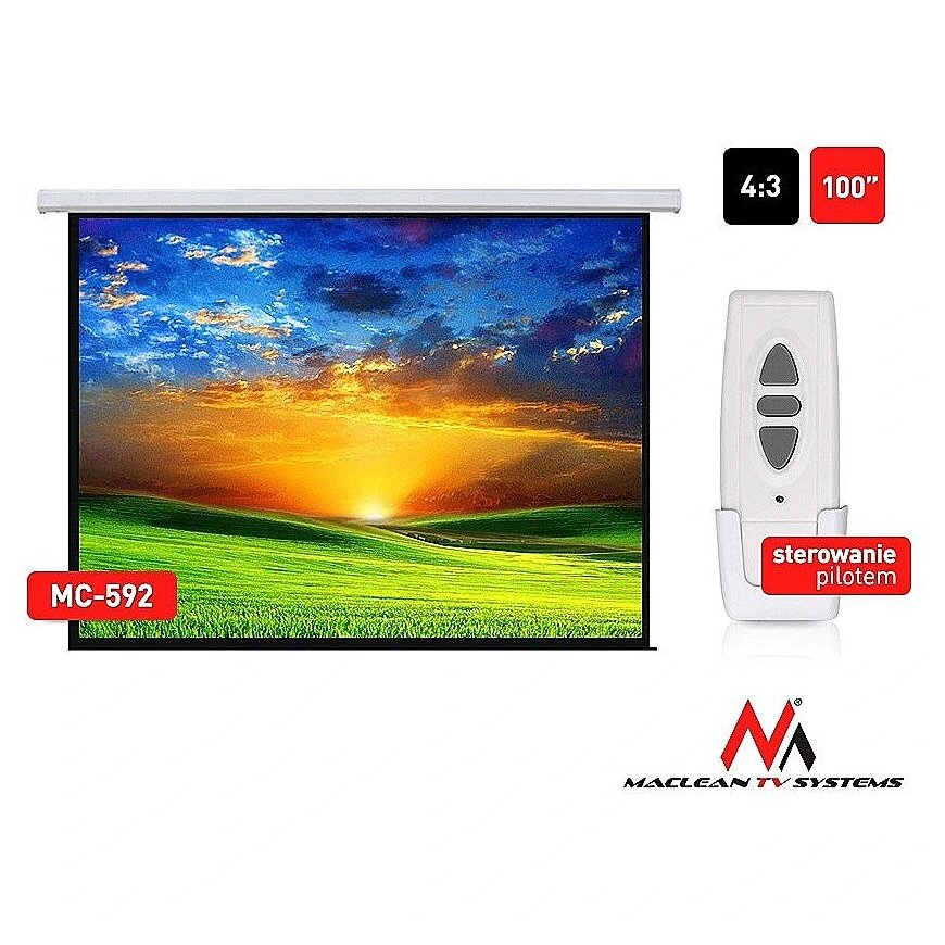 Maclean Projection screen electric MC-592 100