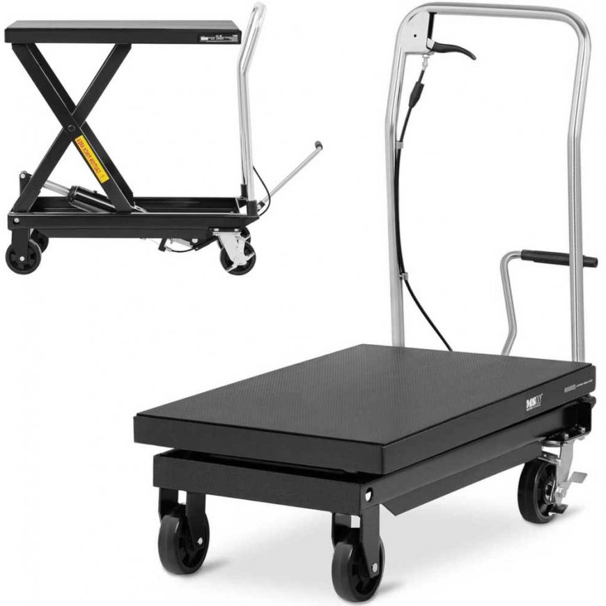 MSW Scissor table trolley for transport