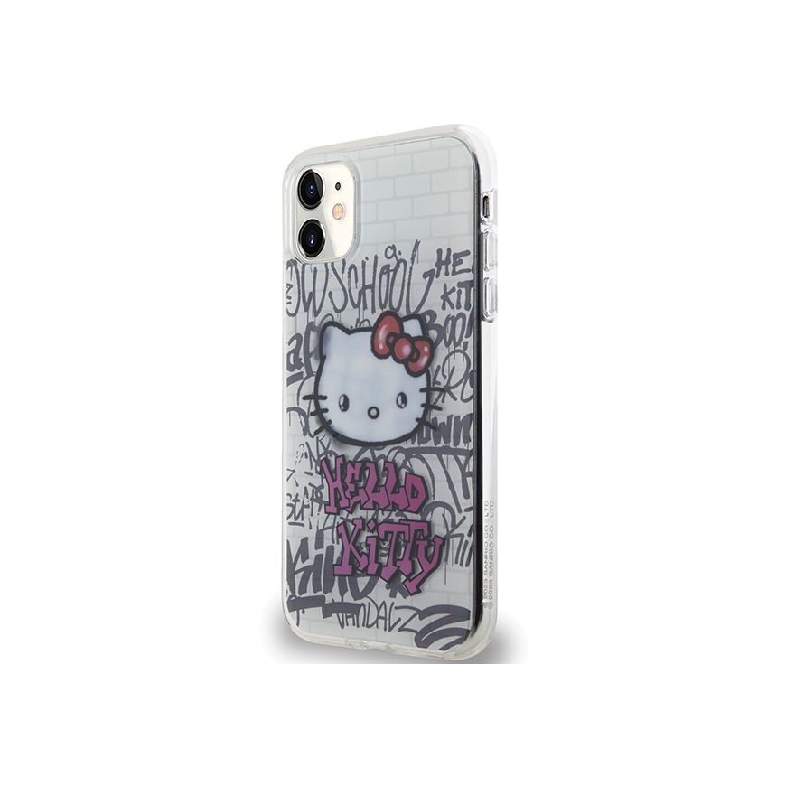 Hello Kitty IML Kitty On Bricks Graffiti Case for iPhone 11 / Xr - White – 2