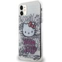 Hello Kitty IML Kitty On Bricks Graffiti dėklas, skirtas iPhone 11 / Xr - baltas Hello Kitty IML Kitty On Bricks Graffiti dėklas, skirtas iPhone 11 / Xr - baltas