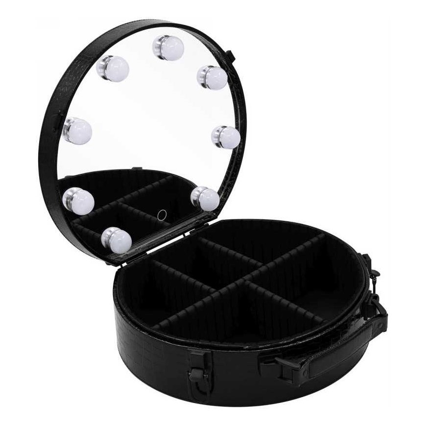 Osom Professional Make-up case with lights OSOMPLC077BL – 3