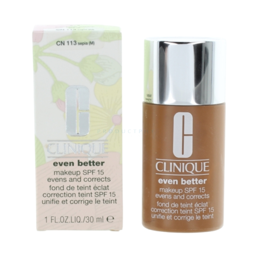 Clinique Clinique Even Better Paraben Free Moisturizing Liquid Foundation CN 113 Sepia SPF 15 30ml For Women