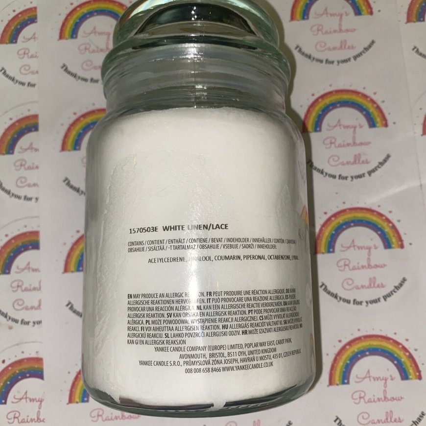 Yankee Candle Home Inspiration White Linen & Lace 538g