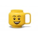 LEGO Chłopiec (Z uśmiechem) Kubek ceramiczny duża głowa