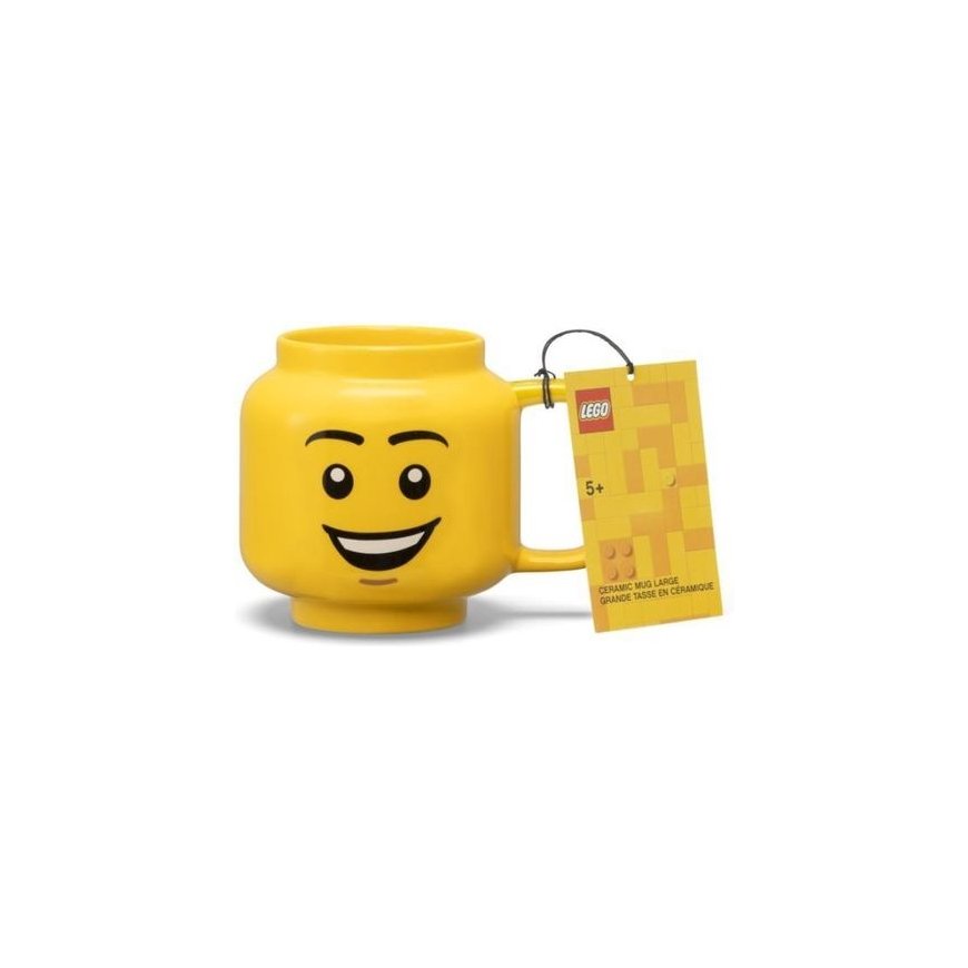 LEGO Chłopiec (Z uśmiechem) Kubek ceramiczny duża głowa – 2