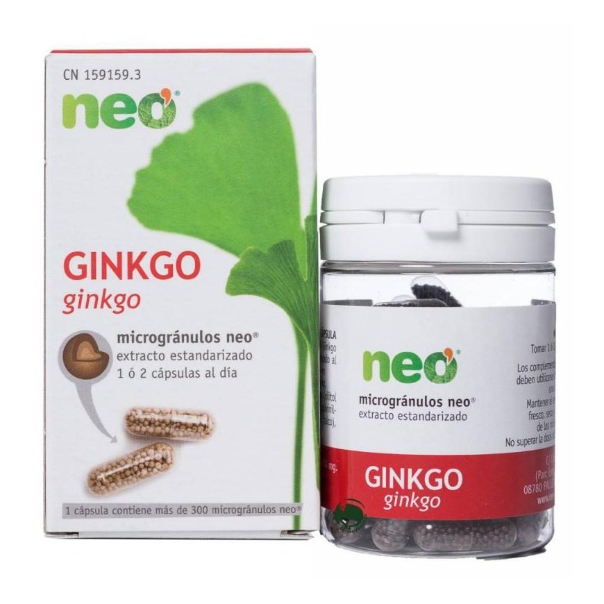 Neo Ginkgo Biloba Microgranules 45 Capsules