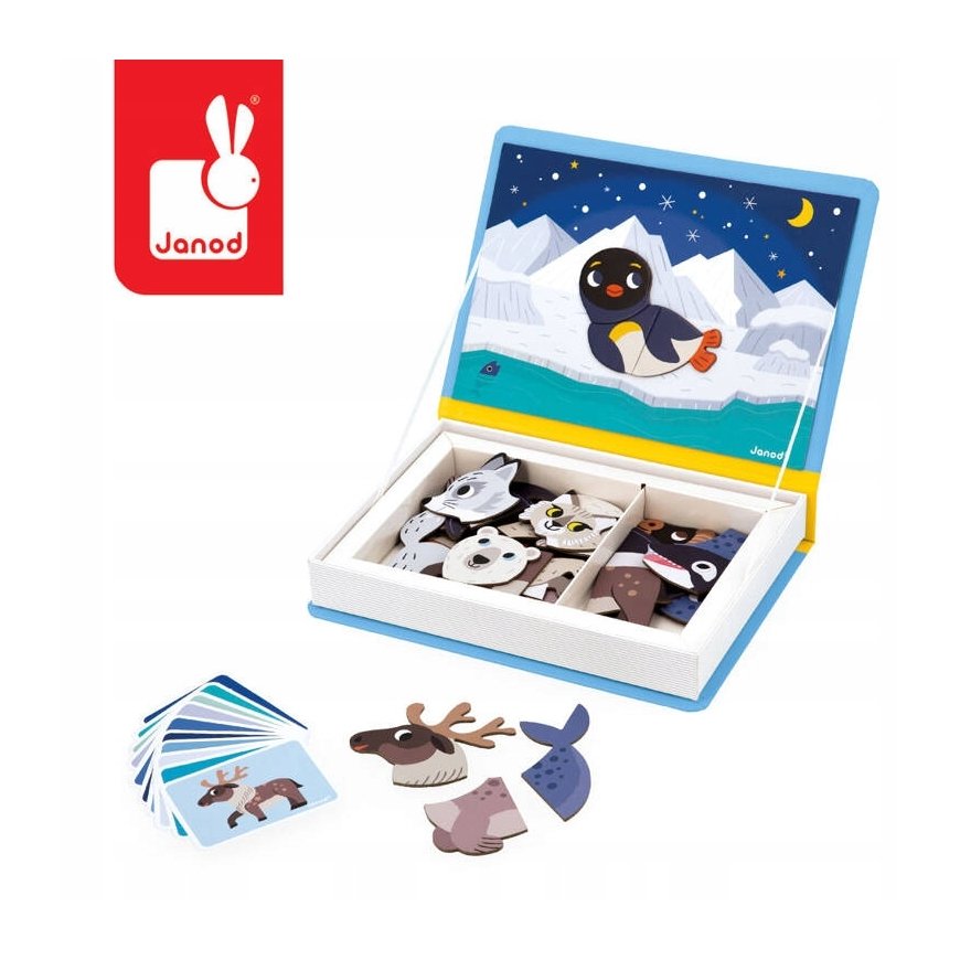 Janod Magnetibook Zwierzęta polarne