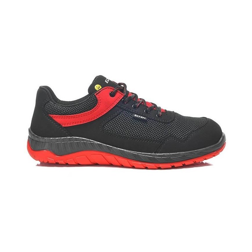 Shoes ELTEN Lonny Red Low S1P SR, black/red 45 – 4