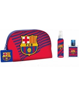 Fc Barcelona Air-Val Fcb toilet bag Bdoy Spray 100ml + EDT 50ml