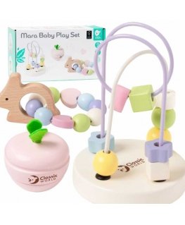CLASSIC WORLD Pastel engine set for babies, first toys from birth