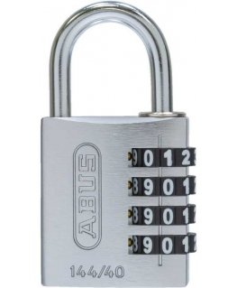 Lock with code ABUS Silver Lock–Tag 144/40, silver