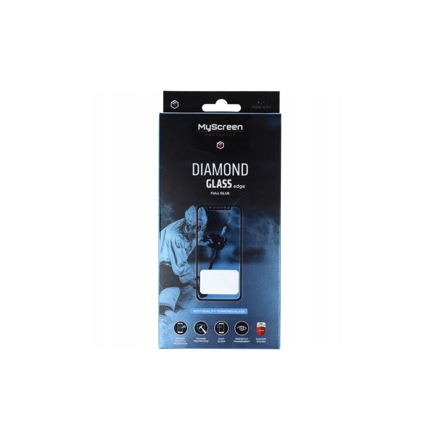 MyScreen Diamond Glass Edge Full Glue Black do Apple iPhone 15 – 2