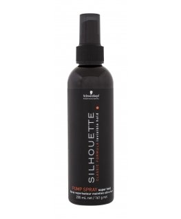 Strong hold non-aerosol hairspray Schwarzkopf Professional Silhouette pump Spray super hold 200 ml