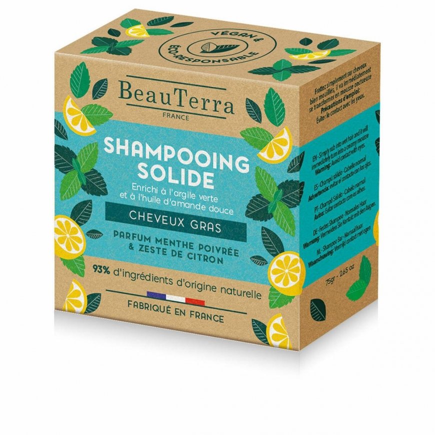 Beauterra Solide Mint and lemon peel